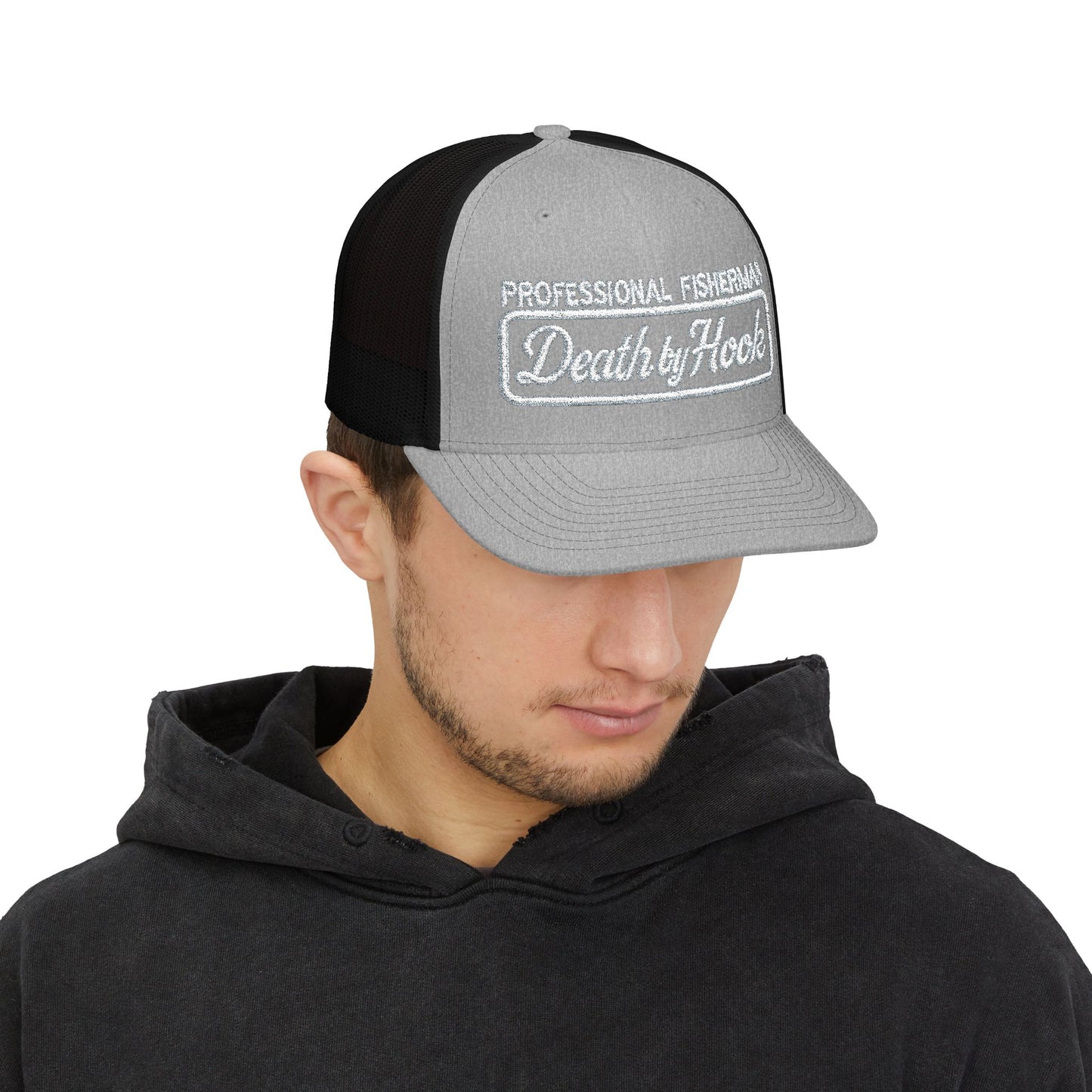 Death by Hook “Professional Fisherman” Trucker Hat