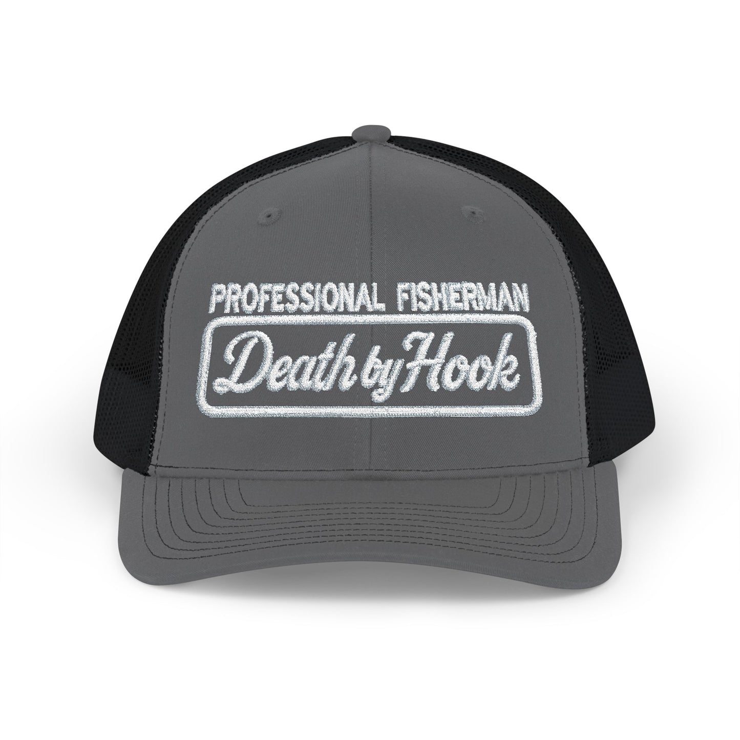 Death by Hook “Professional Fisherman” Trucker Hat