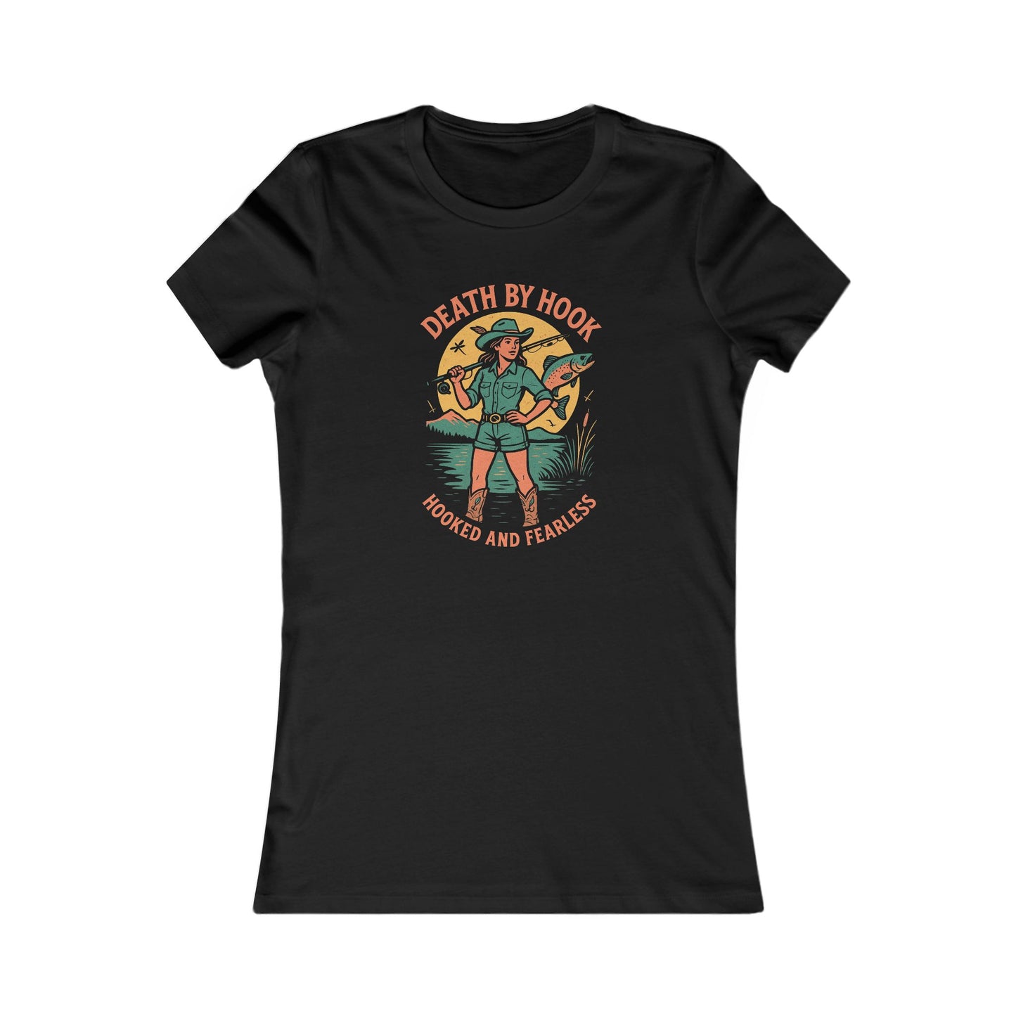 Hooked and Fearless Tee