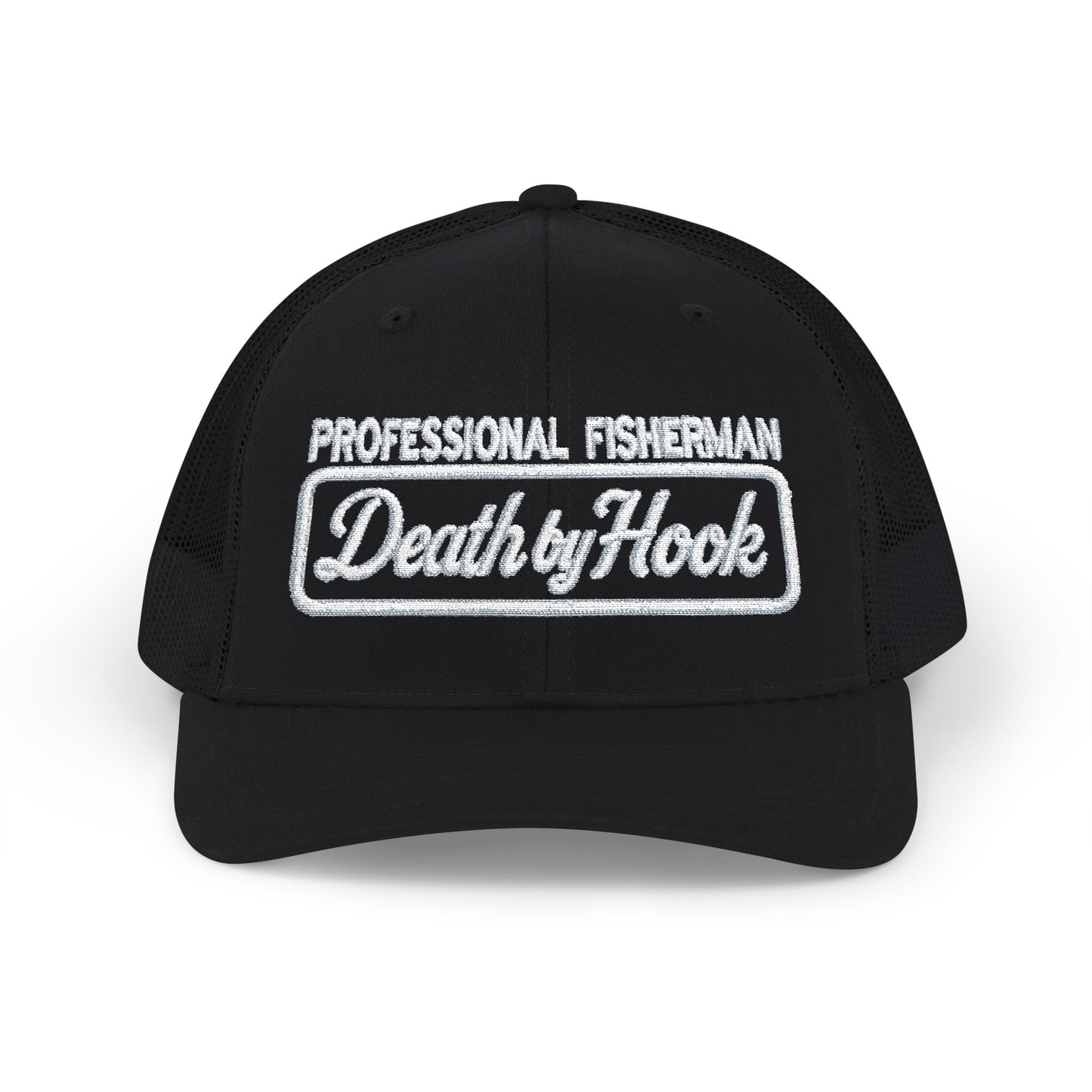 Death by Hook “Professional Fisherman” Trucker Hat