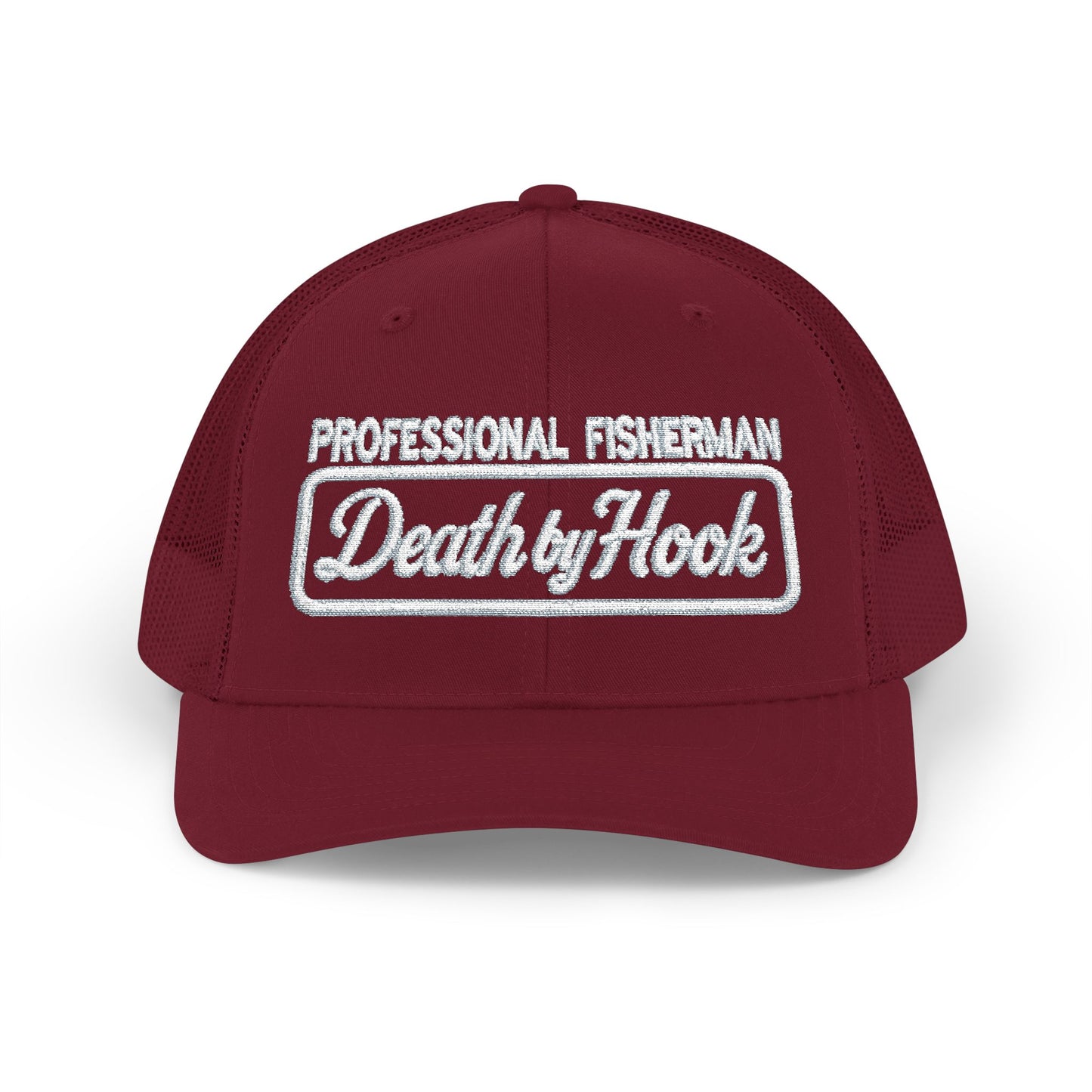 Death by Hook “Professional Fisherman” Trucker Hat