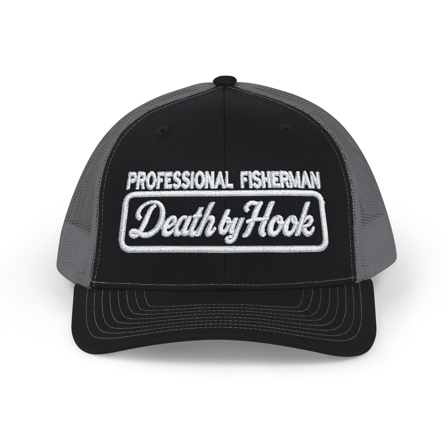 Death by Hook “Professional Fisherman” Trucker Hat