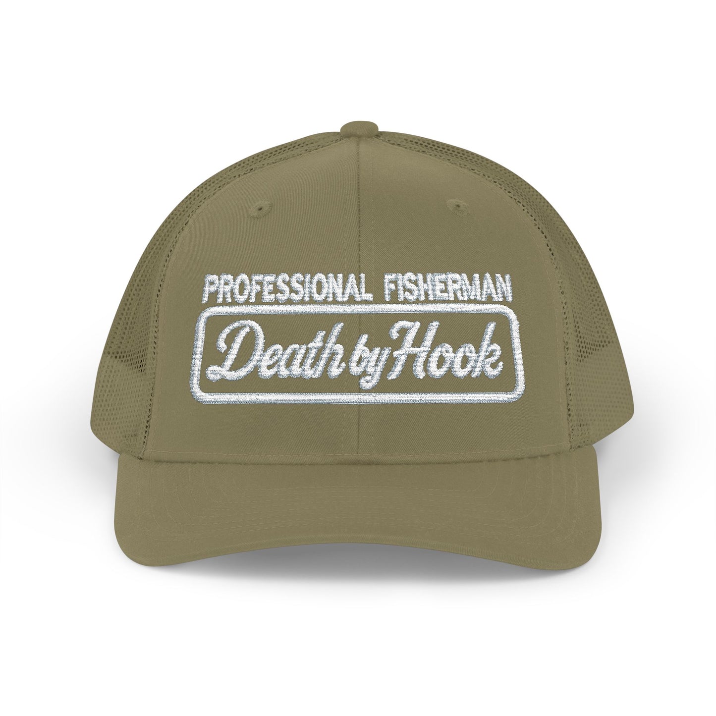 Death by Hook “Professional Fisherman” Trucker Hat