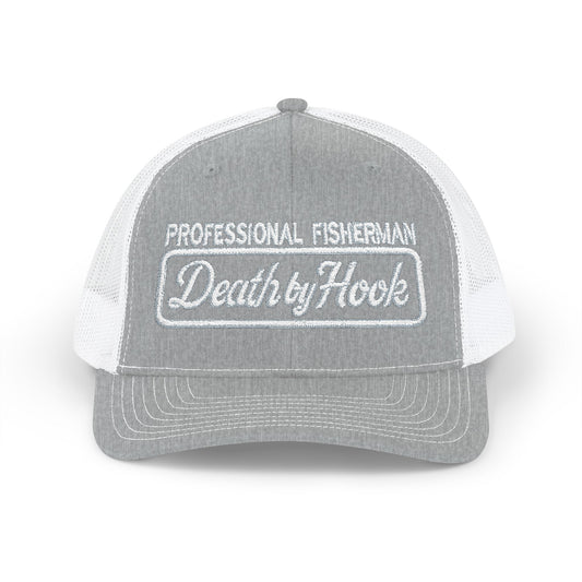 Death by Hook “Professional Fisherman” Trucker Hat