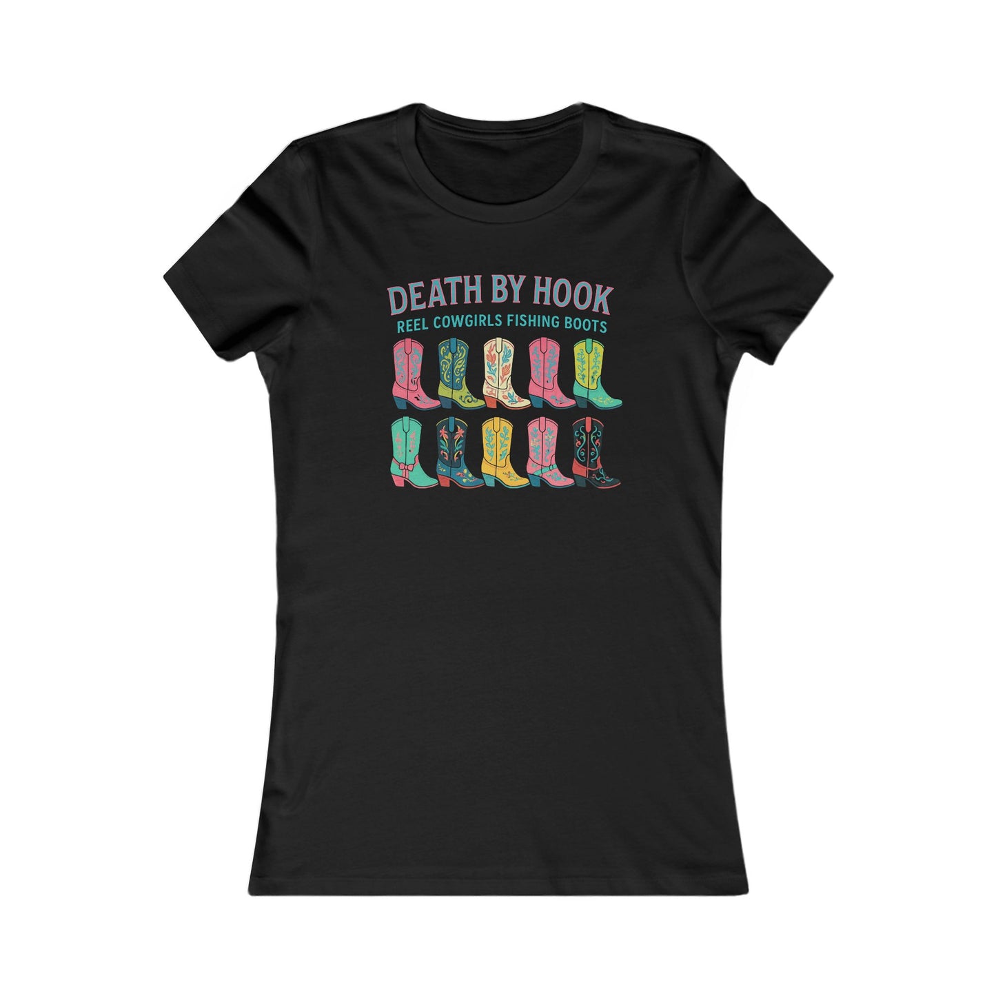 Reel Cowgirls Fishing Boots Tee