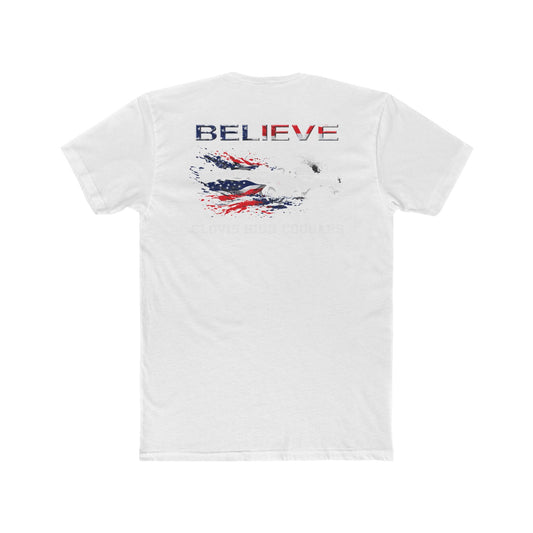 Believe Distressed Flag T-Shirt