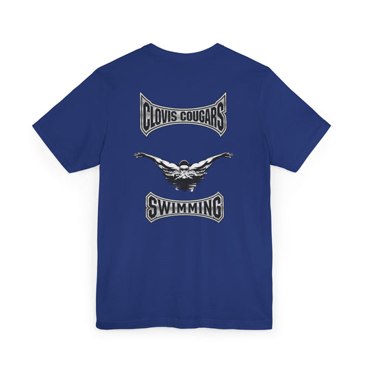 Clovis Cougars Swimming T‑Shirt — Team Swim Tee for Swimmers & Fans