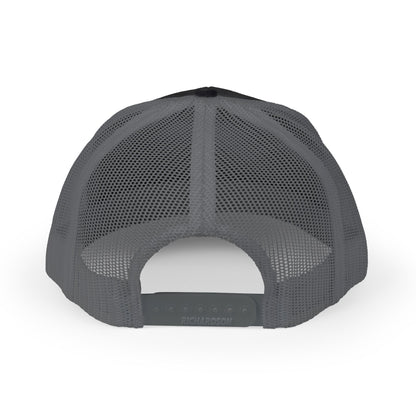 Fishing Trucker Cap — "Death By Hook" Embroidered Snapback