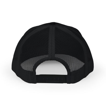 Fishing Trucker Cap — "Death By Hook" Embroidered Snapback