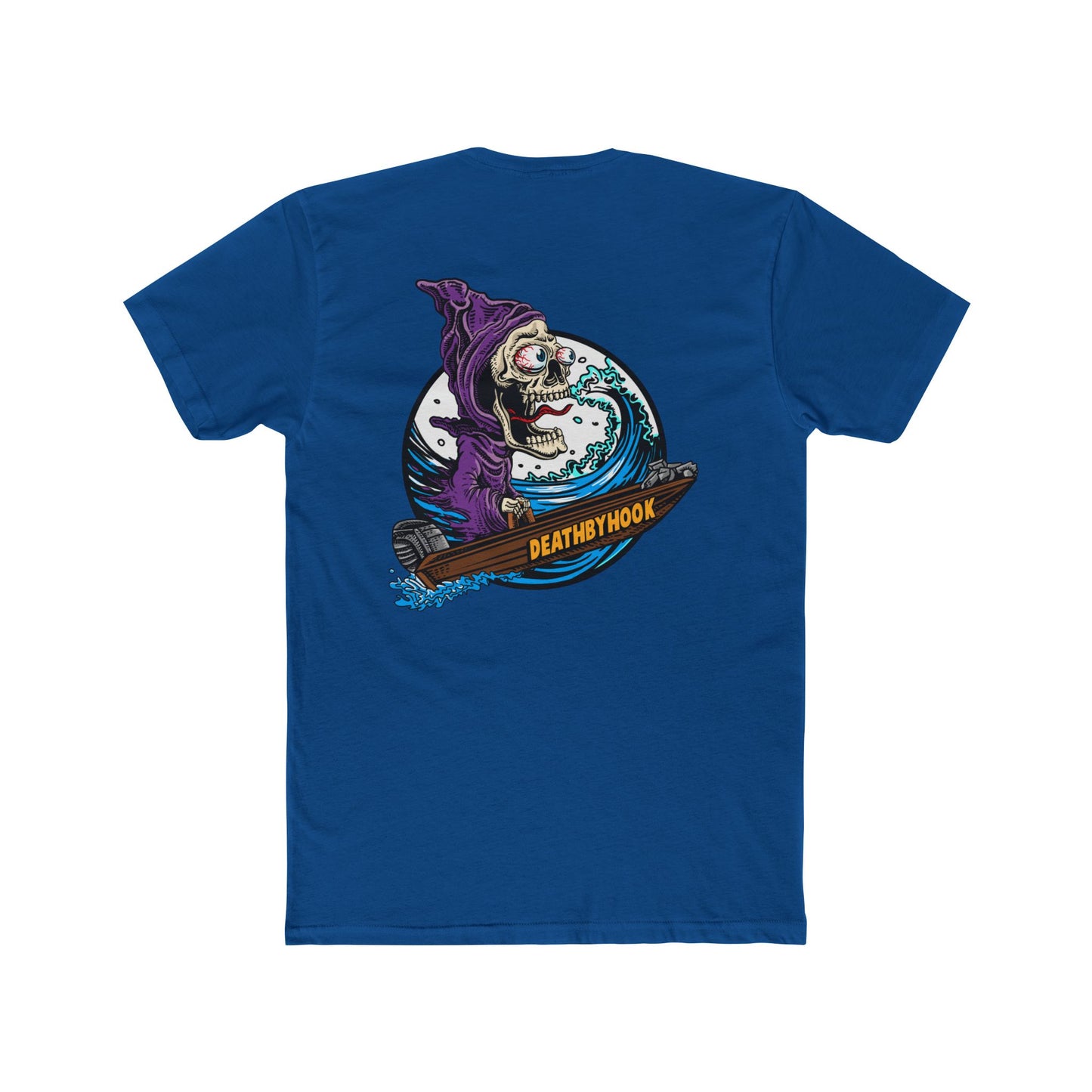 💀🌊   Death by Hook – Grim Reaper Wave Tee