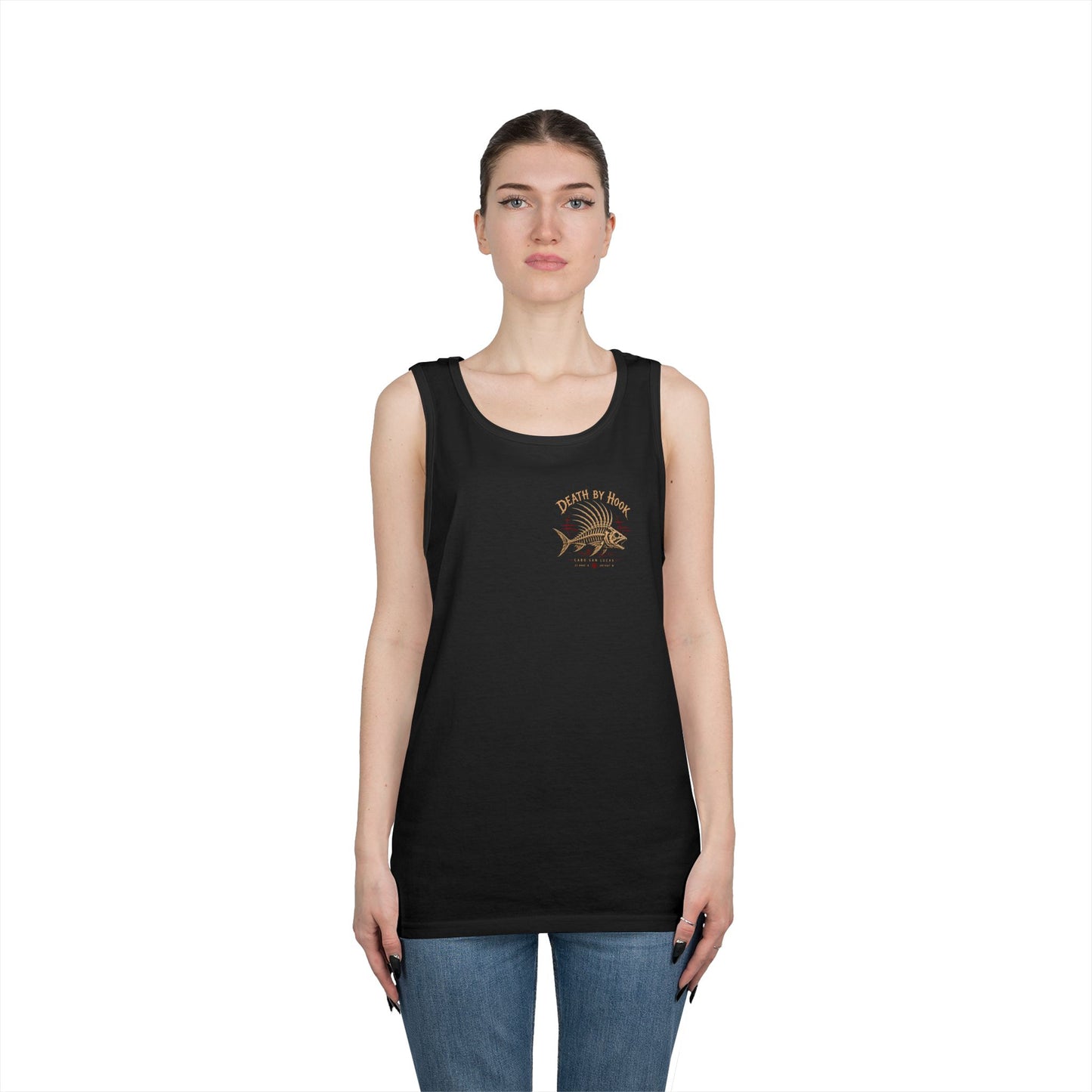Dolphin Surf Retro Tank Top — Neon Beach Vintage Graphic