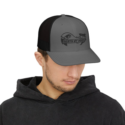 Snapback Trucker Cap (Embroidery) death by hook