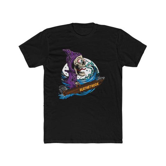 💀🌊   Death by Hook – Grim Reaper Wave Tee