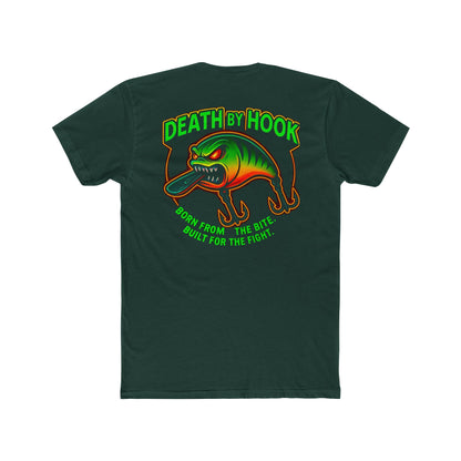 Cotton Crew Tee - Crank Bait Fishing Design