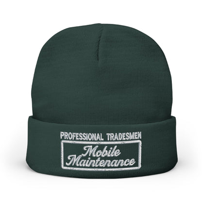 Mobile maintenance pro Stylish Knit Beanie (Embroidery) for Mechanic Maintenance, Cozy Winter Accessory, Gift for Dad, Unique Casual Wear, Ideal for [...]