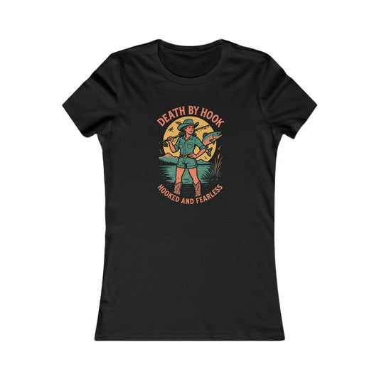 Hooked and Fearless Tee