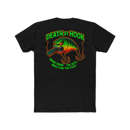 Cotton Crew Tee - Crank Bait Fishing Design
