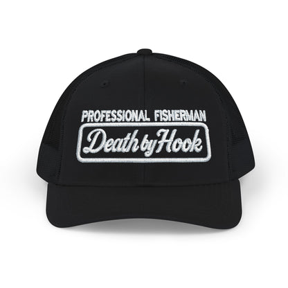 Death by Hook “Professional Fisherman” Trucker Hat