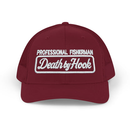Death by Hook “Professional Fisherman” Trucker Hat