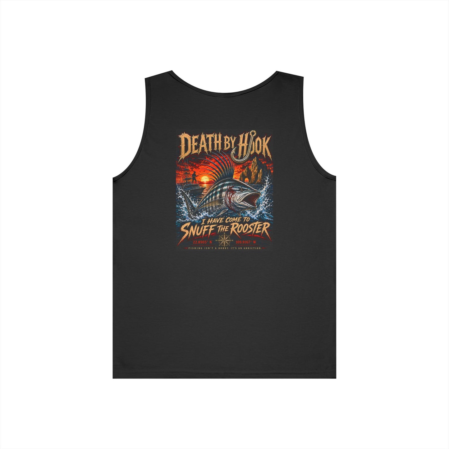 Dolphin Surf Retro Tank Top — Neon Beach Vintage Graphic