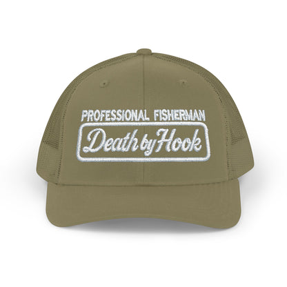 Death by Hook “Professional Fisherman” Trucker Hat