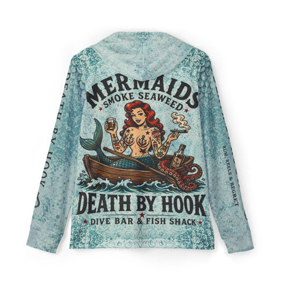 Mermaid Smoke Seaweed 'Death by Hook' Athletic Hoodie
