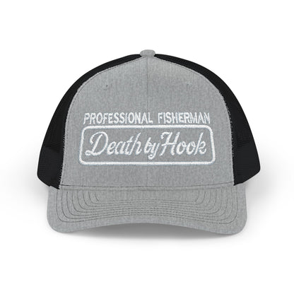 Death by Hook “Professional Fisherman” Trucker Hat