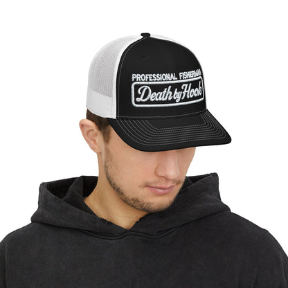 Death by Hook “Professional Fisherman” Trucker Hat