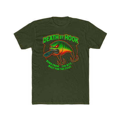 Cotton Crew Tee - Crank Bait Fishing Design