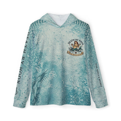Mermaid Smoke Seaweed 'Death by Hook' Athletic Hoodie