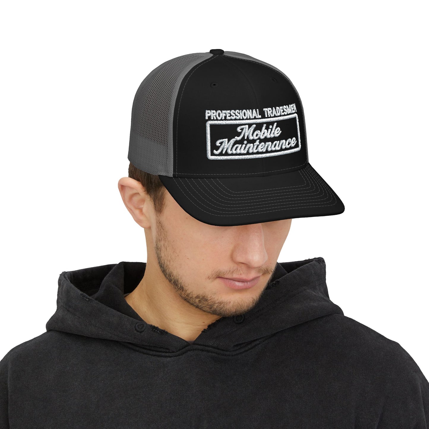 Professional Tradesmen Mobile Maintenance Snapback Trucker Cap, Embroidered Hat for Workers, Gifts for Men, Outdoor Cap, Construction [...]