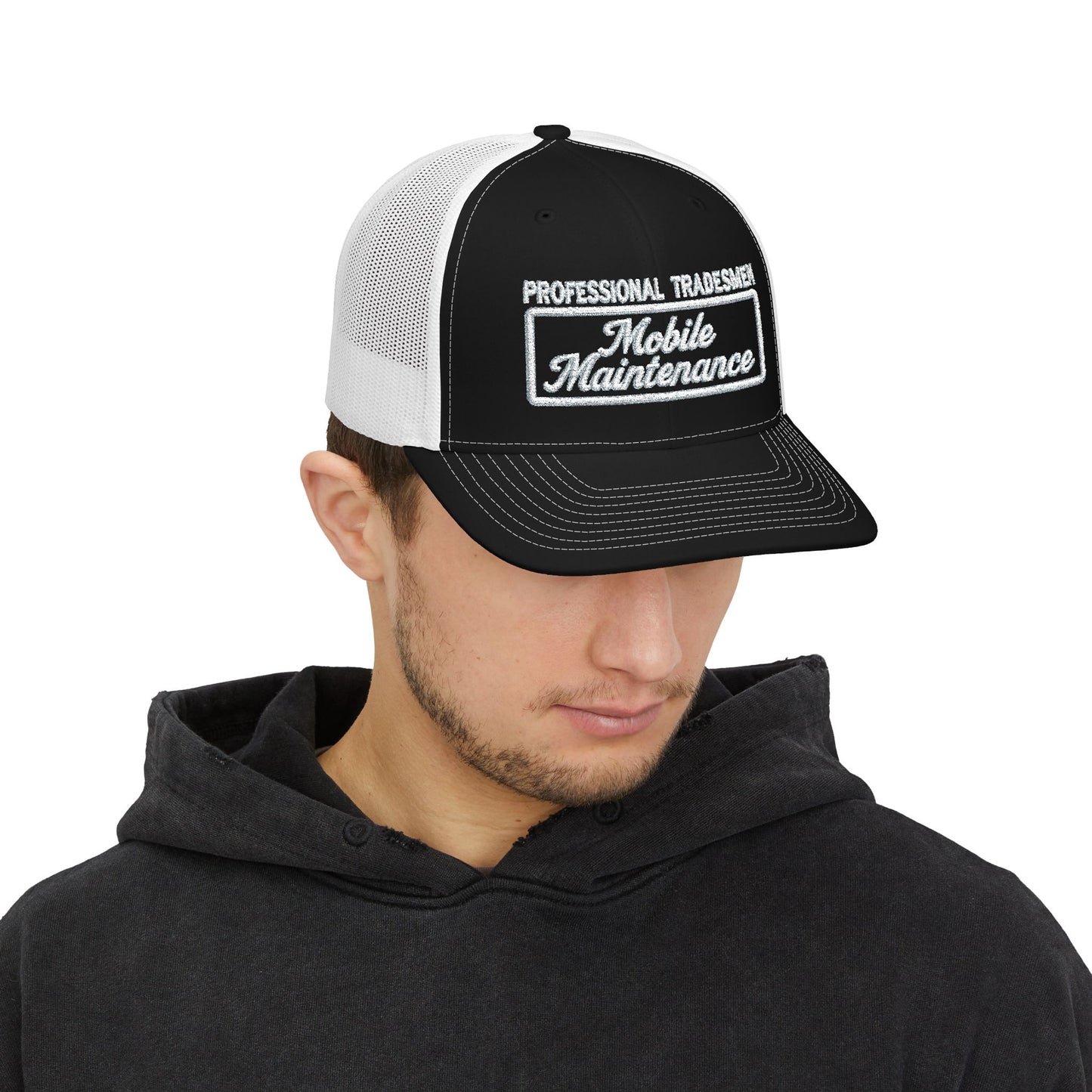 Professional Tradesmen Mobile Maintenance Snapback Trucker Cap, Embroidered Hat for Workers, Gifts for Men, Outdoor Cap, Construction [...]
