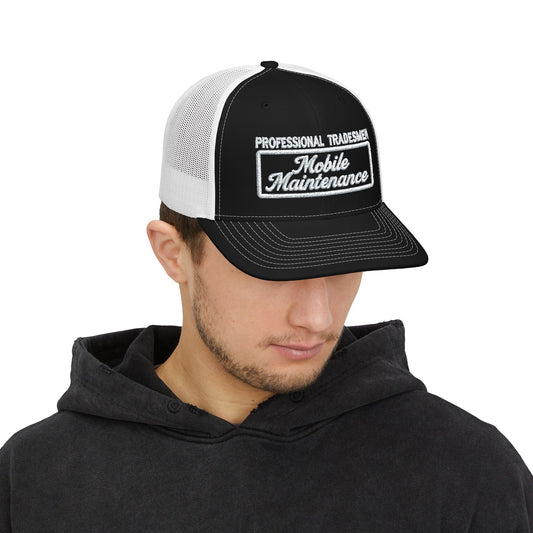 Professional Tradesmen Mobile Maintenance Snapback Trucker Cap, Embroidered Hat for Workers, Gifts for Men, Outdoor Cap, Construction [...]