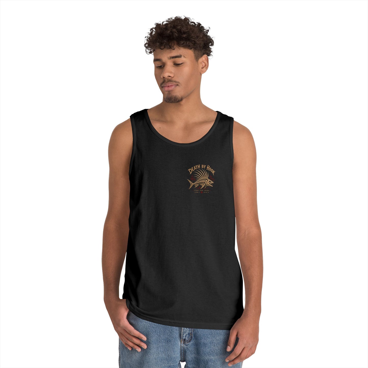 Dolphin Surf Retro Tank Top — Neon Beach Vintage Graphic