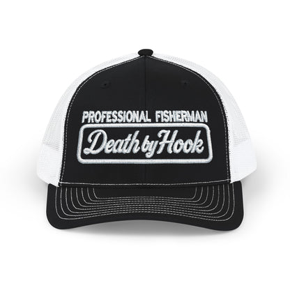 Death by Hook “Professional Fisherman” Trucker Hat