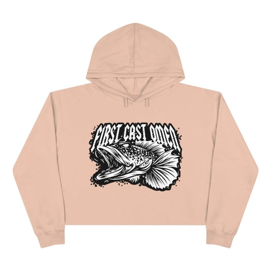 Crop Hoodie - Pale Pink / L - Hoodie